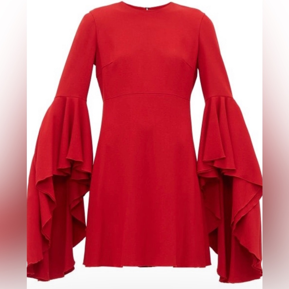 Giambattista Valli designer red mini dress